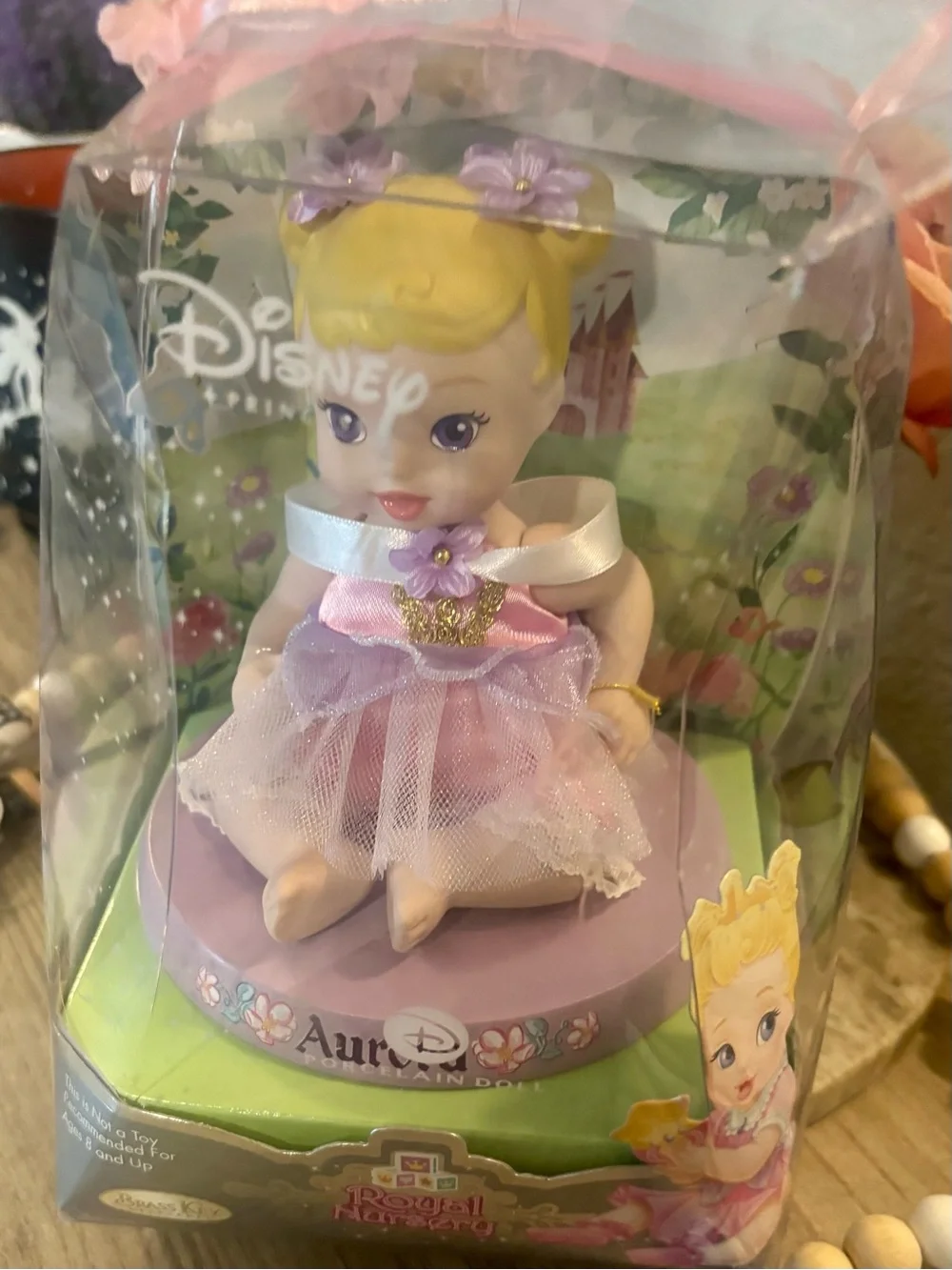 Disney Aurora Nursery 2006 porcelain doll. New in box! Vintage!